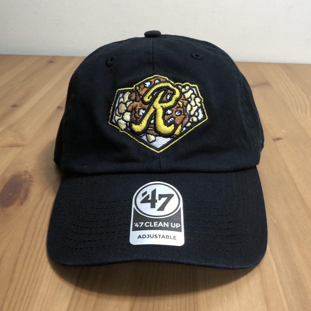 Rochester Red Wings '47 Brand Clean Up Baseball Hat Cap Men's One Size Black